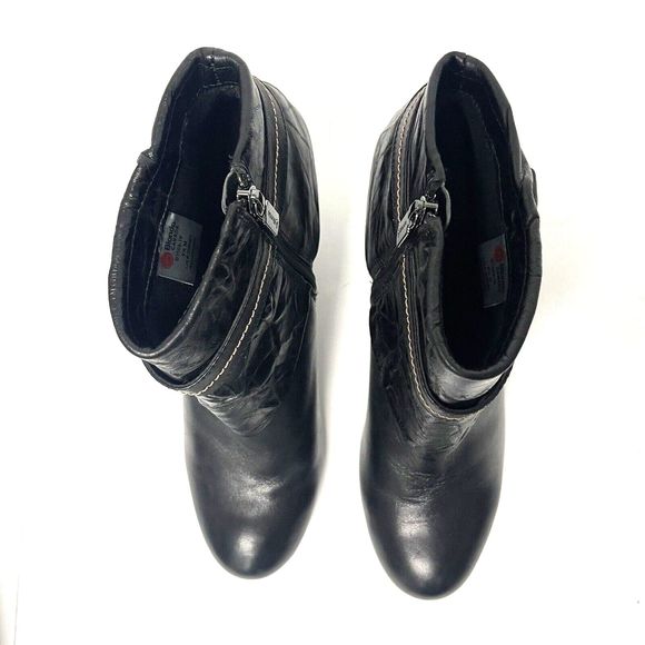 Blondo Womens Black Ankle Boot Size 9.5 M Waterproof AquaProtect Leather Bootie - Picture 3 of 11